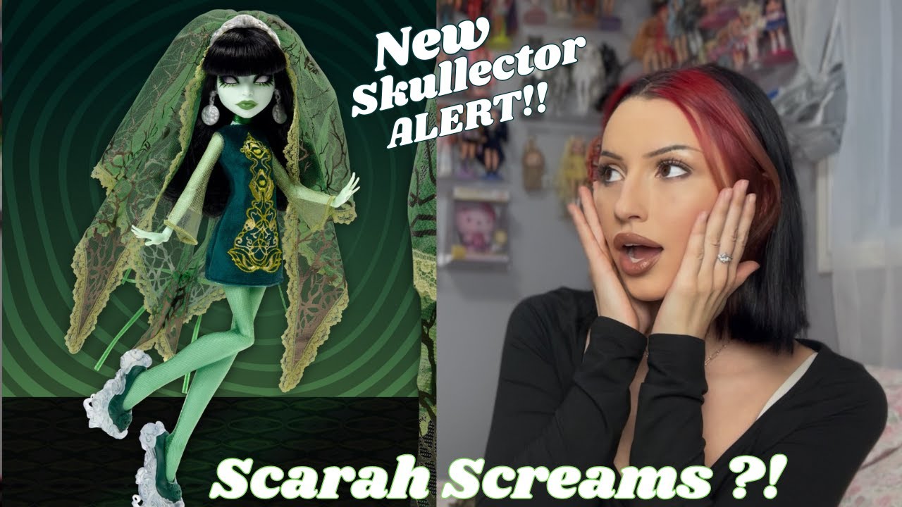 Представляем новую куклу Monster High Skullector Scarah Screams! 😱 В продаже с 9 января — Подробн...