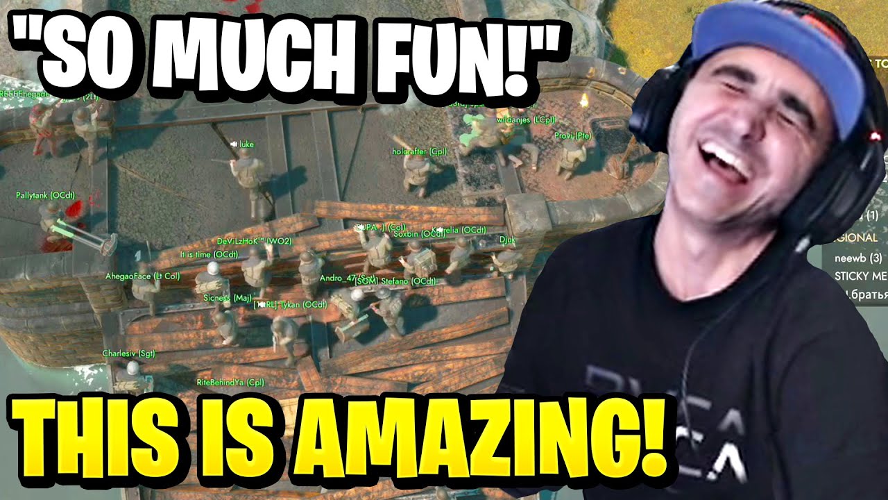 Summit1g Can't Stop LAUGHING at HILARIOUS Game Foxhole RP!