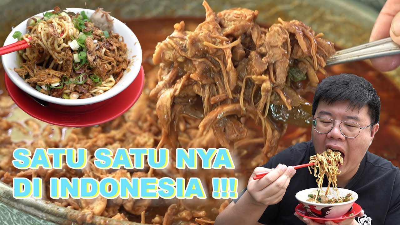 LANGKA BANGET!! MIE AYAM KOK PAKE BUMBU RENDANG...