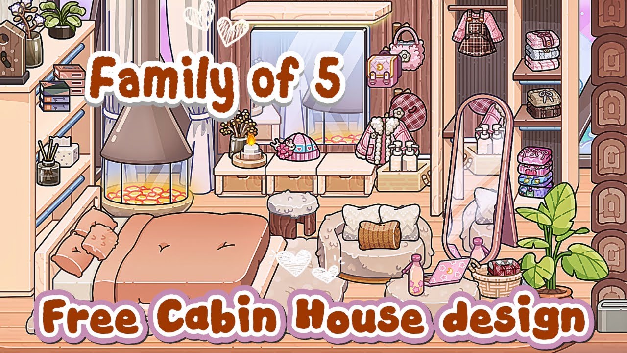 FREE CABIN HOUSE DESIGN for a Family of 5 | Avatar World 🏡