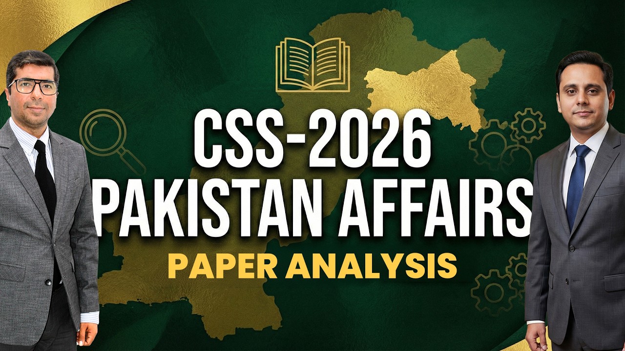 Analysis of Pak Affairs Paper CSS-2026 | Waqas Iqbal CSS Mentor