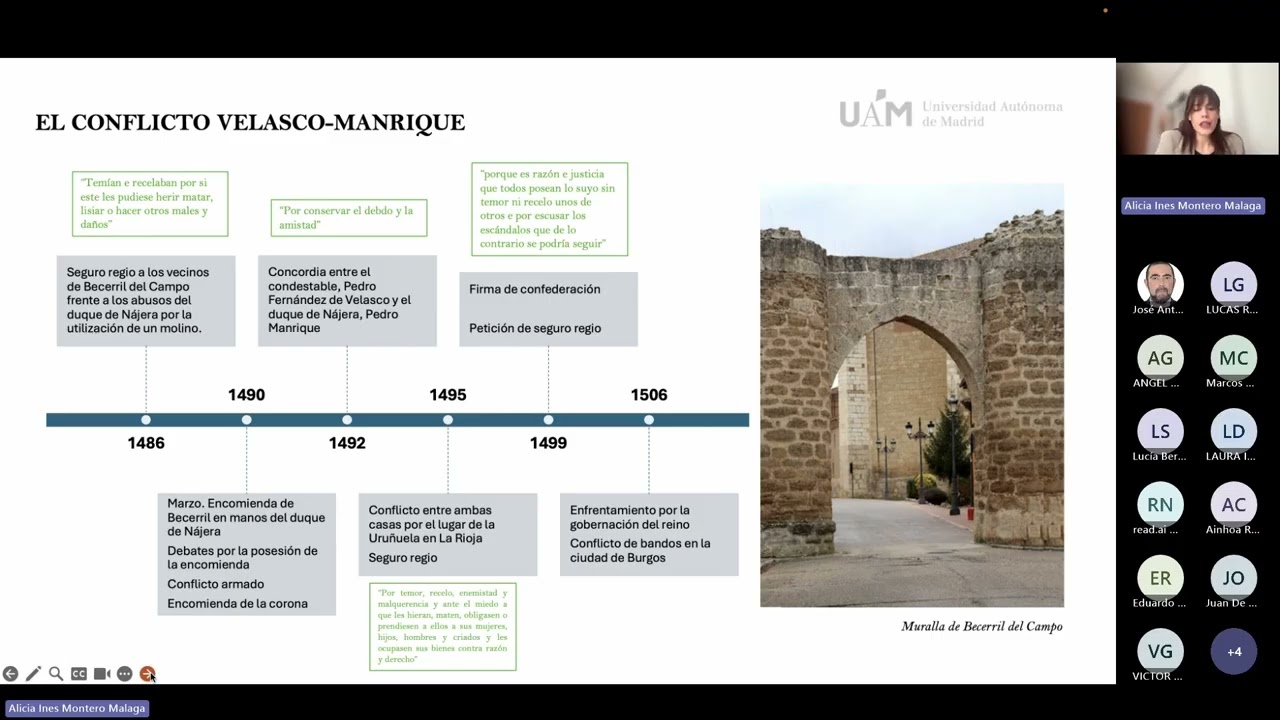 IV Seminario Interuniv. de Alta Divulgación. Emociones y acción política en la Castilla de la BEM.