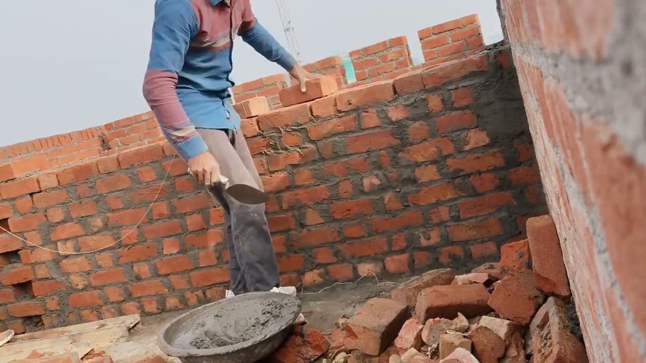 सुपर फास्ट वीडियो 1 घंटे में 9 इंची दीवाल में 500 ईट कैसे लगे पूरा वीडियो  नॉलेज सीखें वरना पछताओगे 