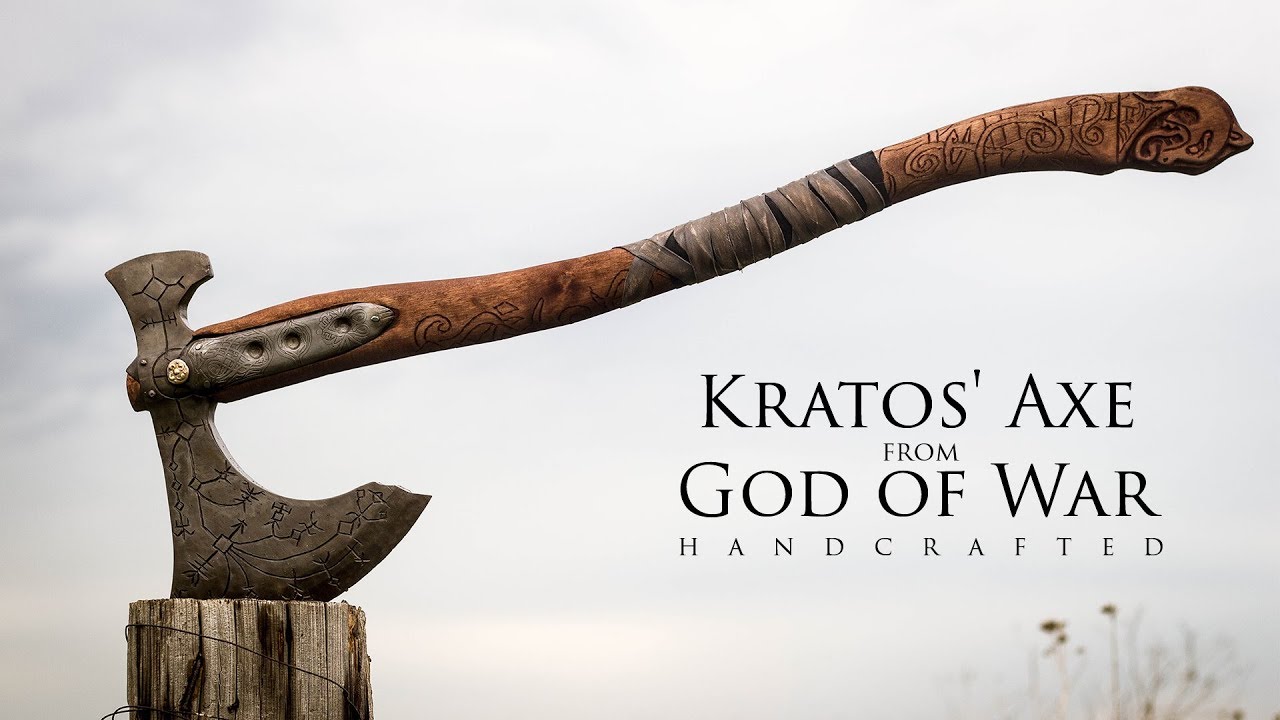 Как сделать Топор Кратоса - Левиафан из God of War своими руками