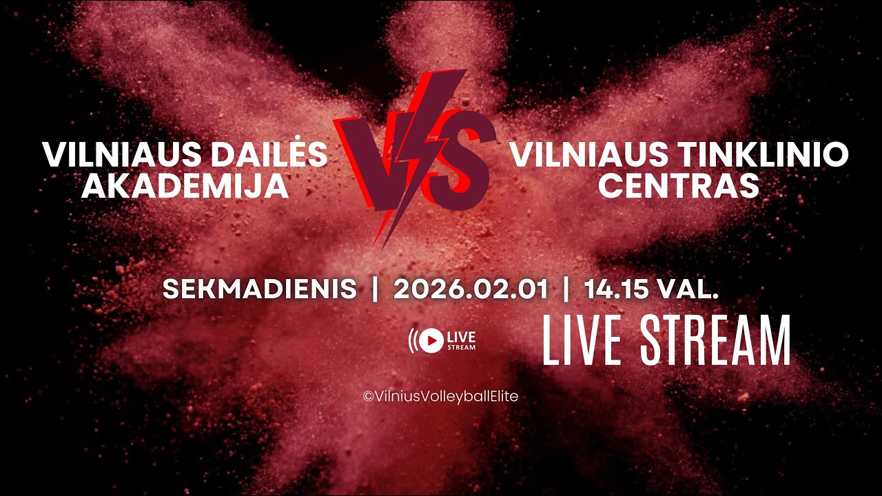 Vilniaus dailės akademija vs Vilniaus tinklinio centras