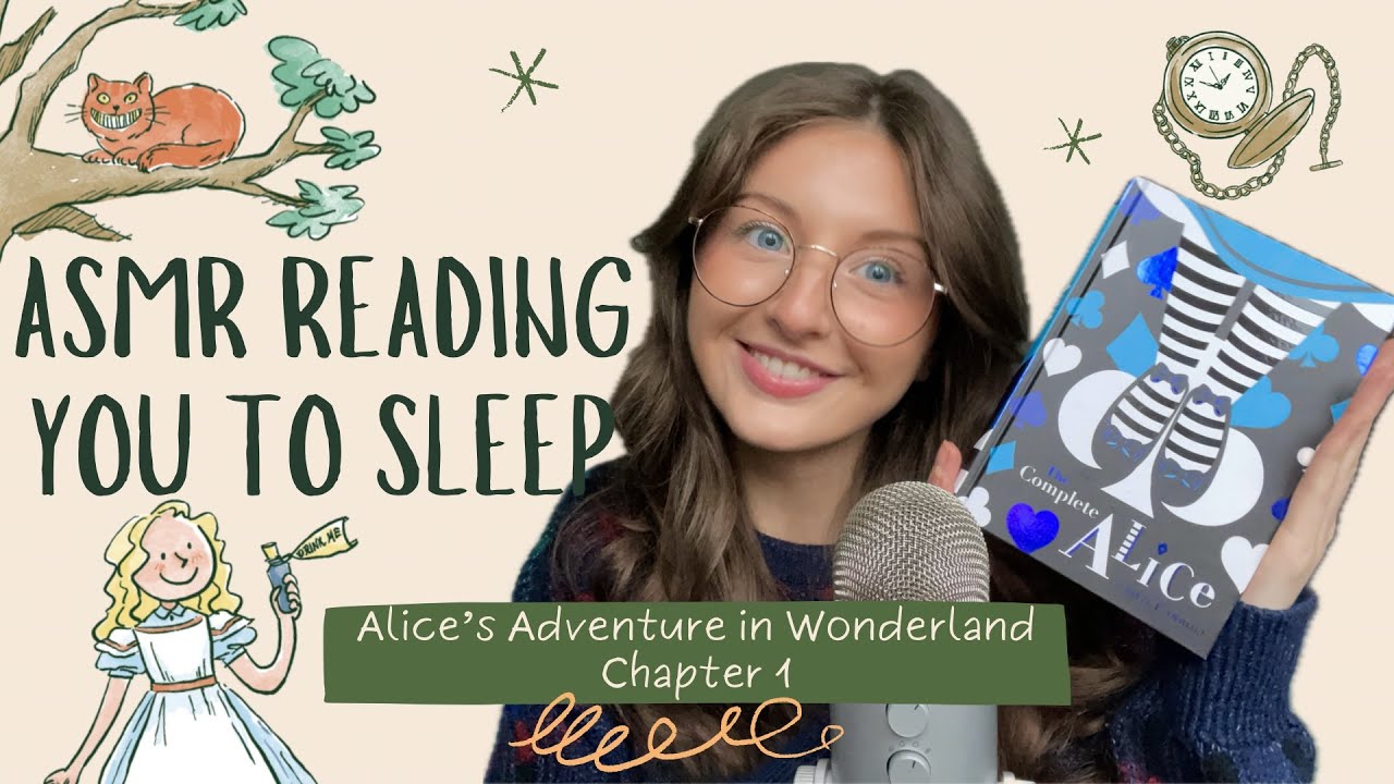 ASMR Reading you to sleep🐇 (Alice in Wonderland Chapter 1)