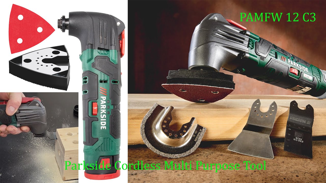 Parkside Cordless Multi Purpose Tool PAMFW 12 C3 TESTING