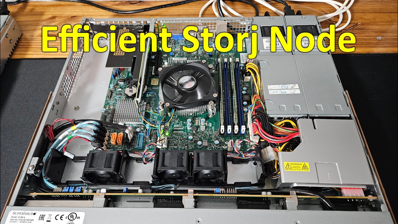 Building a Storj Node and Migrating Existing Contents, FUN HomeLab Project
