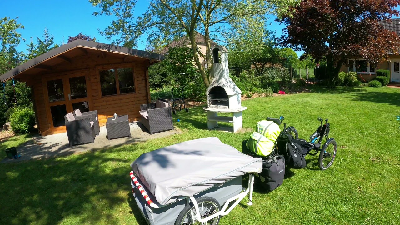 Liegereise / E-Bike camping / Biketour durch Deutschland Teil 1
