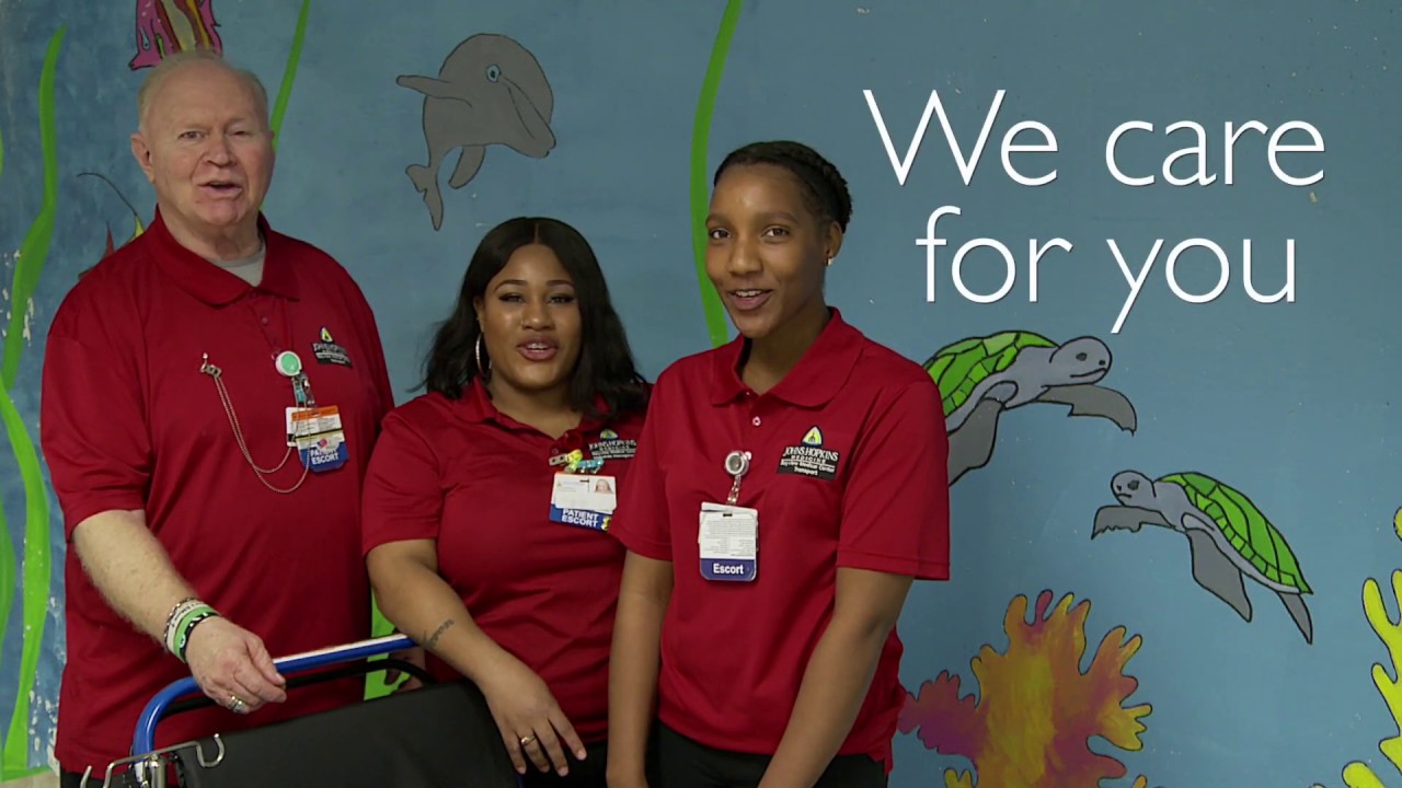 We Care for You | Patient Escorts at Johns Hopkins Bayview Medical Center