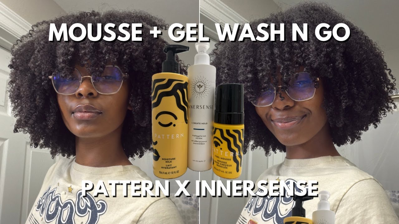 мусс + гель для умывания | pattern x innersense 🫧💛