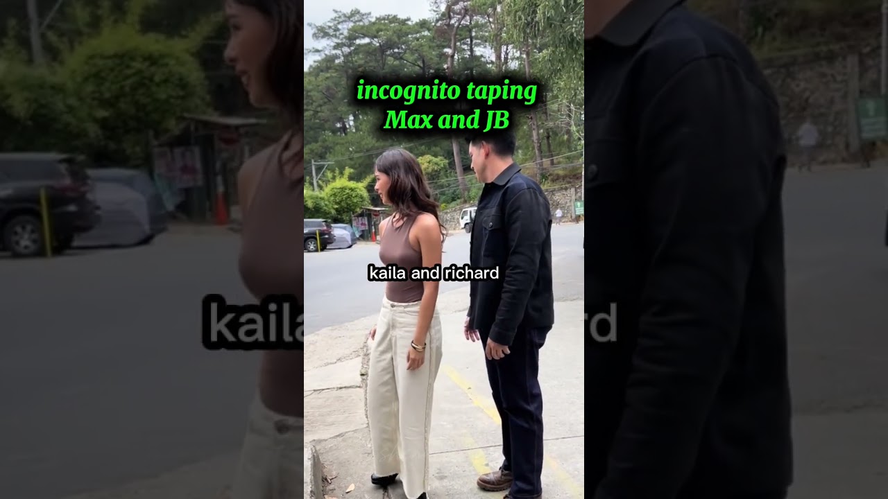 SPOTTED ANG TAPING NG INCOGNITO WITH MAX AT JB #kailaestrada #richardgutierrez