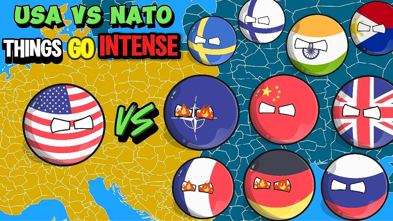 США против НАТО: самая смертоносная война в истории &mdash; ЧАСТЬ 3 #countryballs