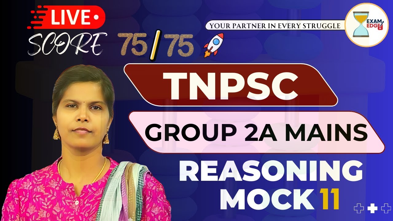 TNPSC Group 2A Mains Reasoning 2026 - Revision Mock 11 #tnpsc #group2amains #divyareasoning