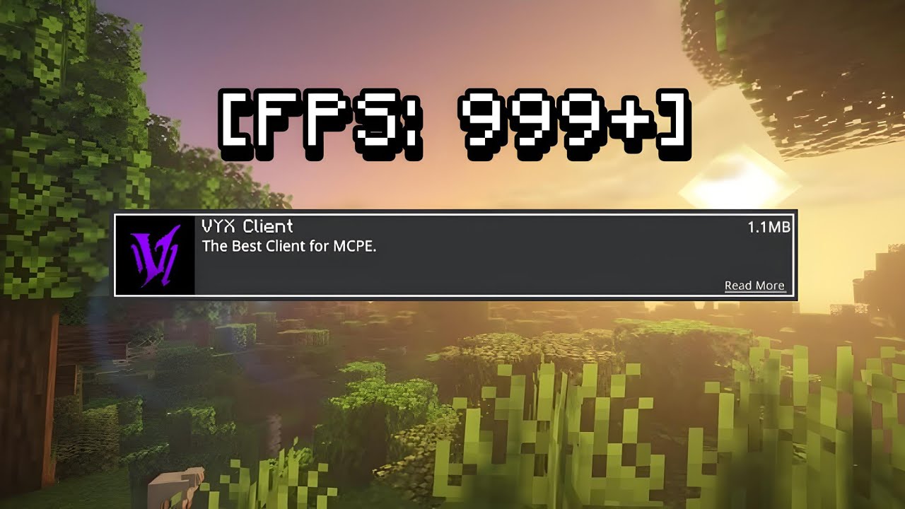 VYX Client Pack Combo For Minecraft PE . FPS boost 1.21 🔥