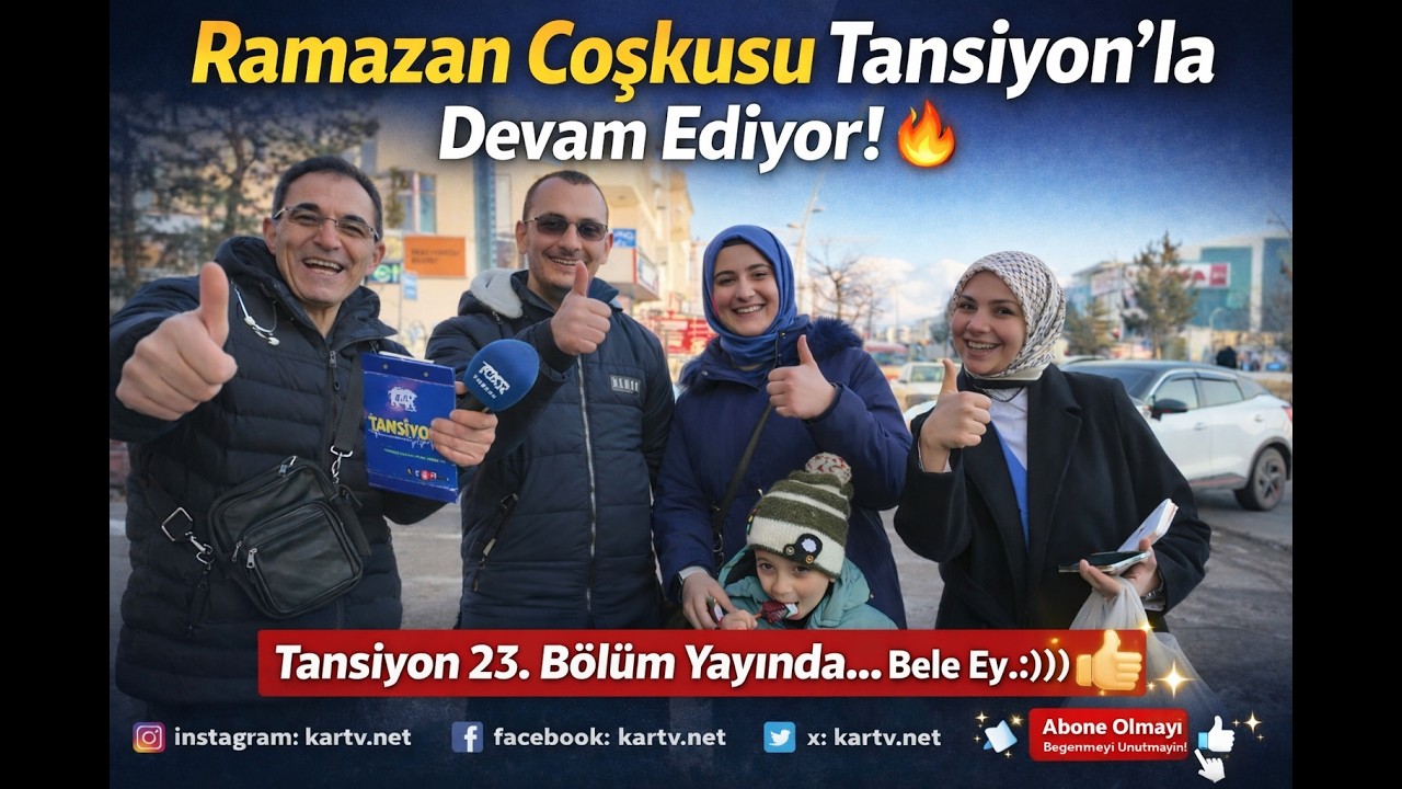 Ramazan Coşkusu Tansiyon’la Devam Ediyor! 🔥Tansiyon 23. Bölüm yayında… #ramazan2026 #tansiyon