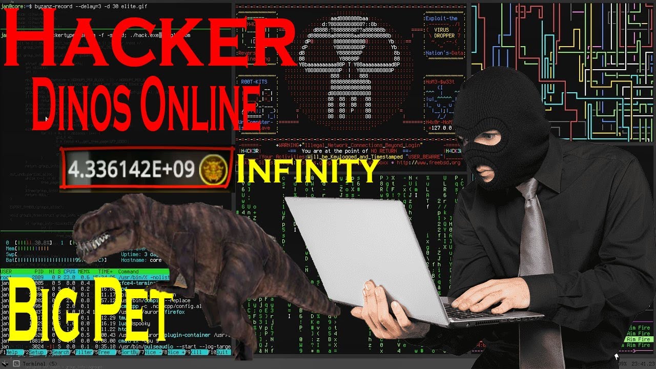 Dinos Online | Hacker | Free Points, Big Pet