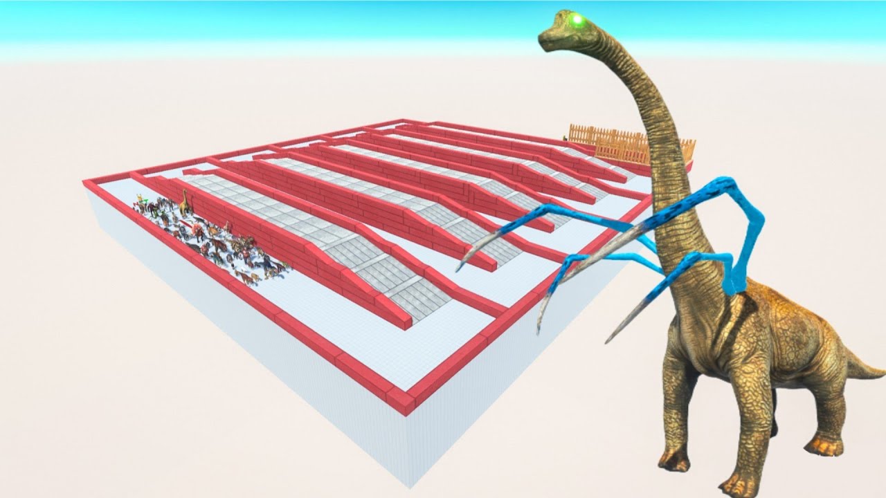 💀🦕 Escape From ALIEN BRACHIOSAURUS BLOODBATH 🔥😱 Last Survivor Challenge | ARBS