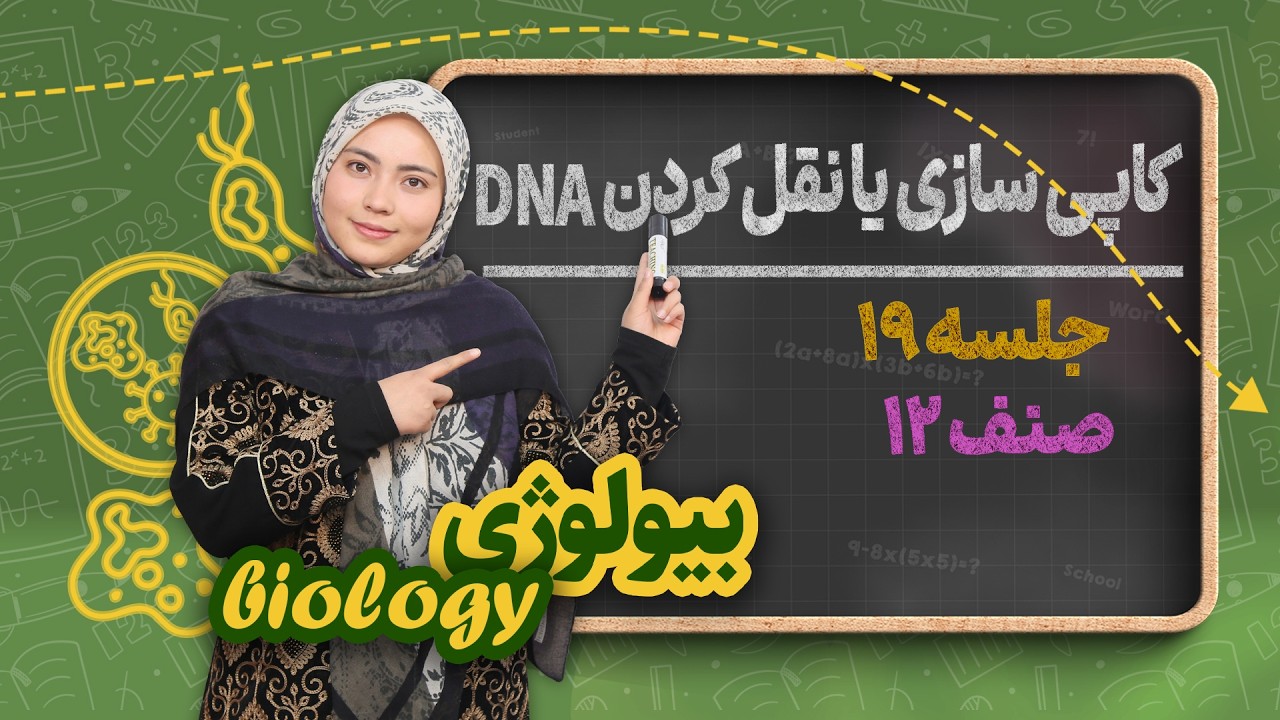 بیولوژی صنف دوازدهم _ جلسه ۱۹_  کاپی سازی یا نقل کردن DNA