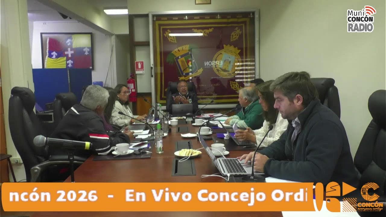 En Vivo Concejo  Ordinario  Nº 02  de la Ilustre Municipalidad de Concón 2026