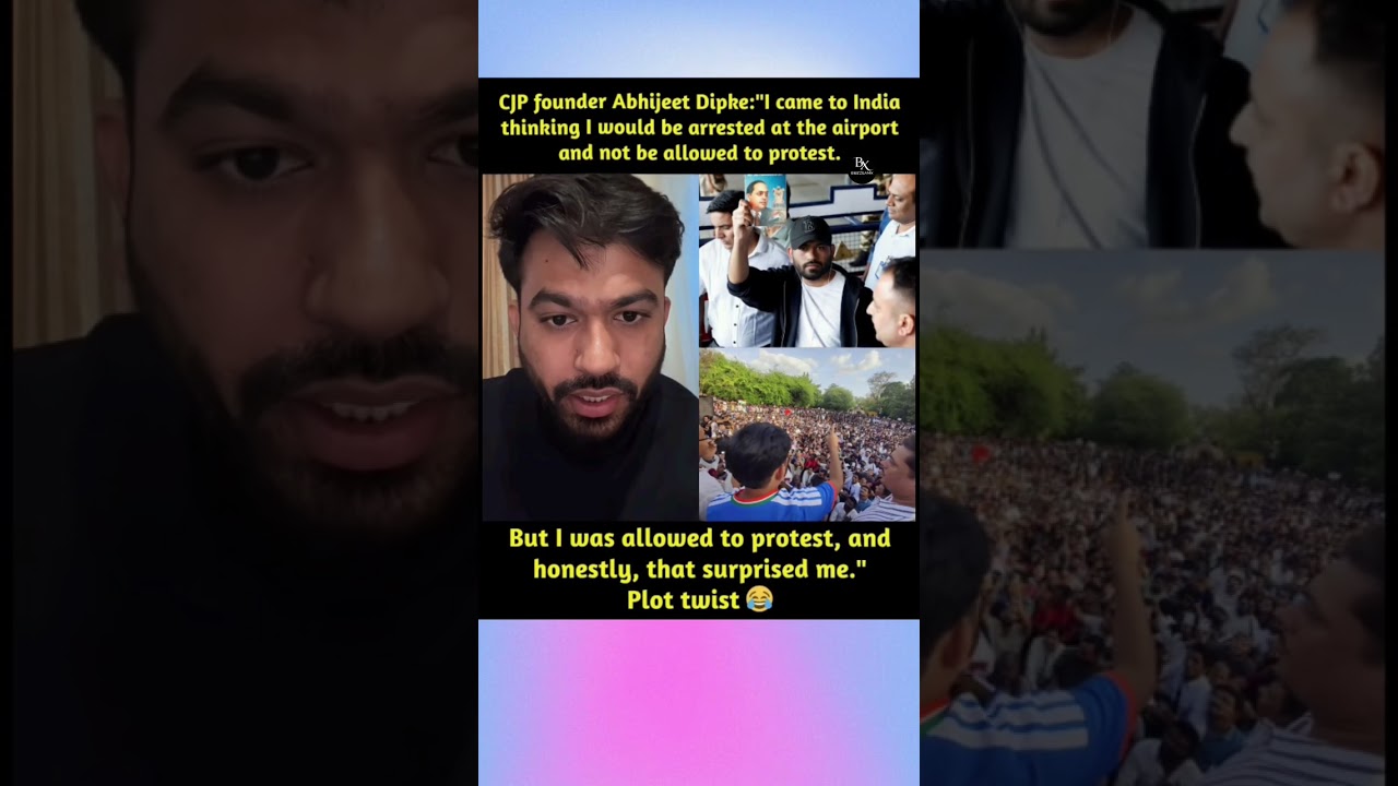 CJP founder Abhijeet Dipke recently shared that before coming to India#cockroach #viral #ytshorts