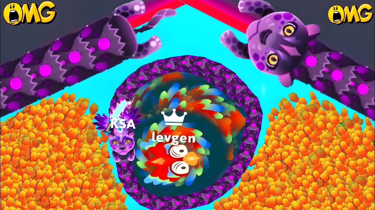 Mishipeshu Snake Skin Party 🐍 Epic New Look in Snake.io Gameplay!