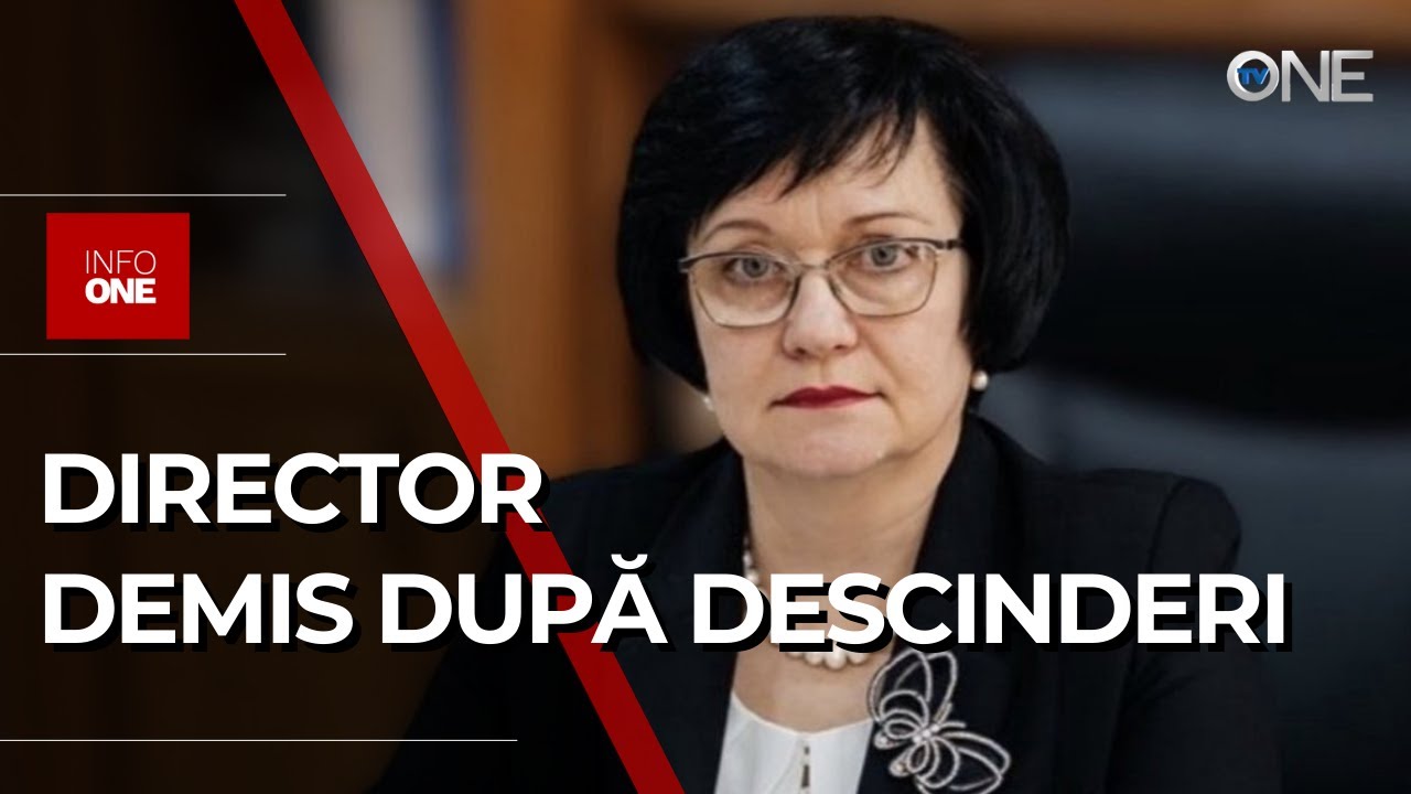 INFO ONE - ȘEFA CENTRULUI DE EXCELENȚĂ ÎN MEDICINĂ ȘI FARMACIE A FOST DEMISĂ