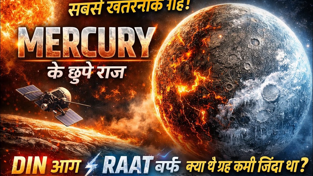 “Mercury: Suraj Ke Sabse Kareeb, Phir Bhi Sabse Raazdaar Grah”@SciXplaino 