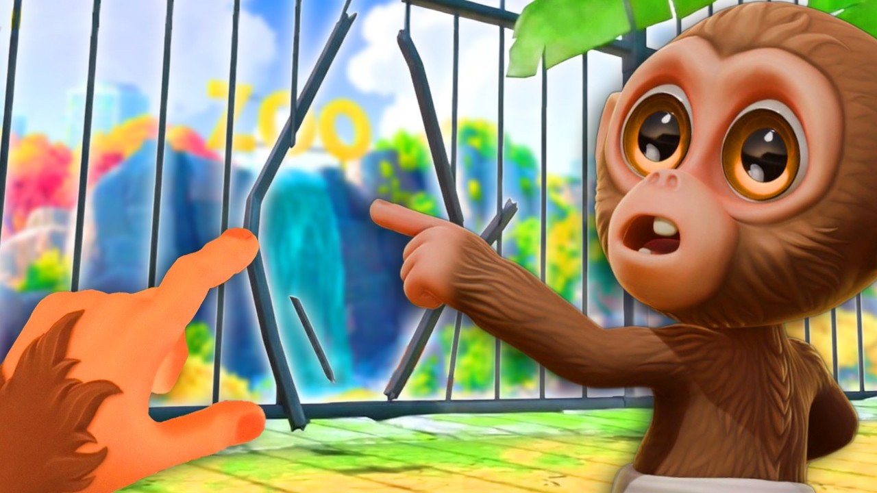 I ACTUALLY Helped The Baby Monkey ESCAPE The Zoo!