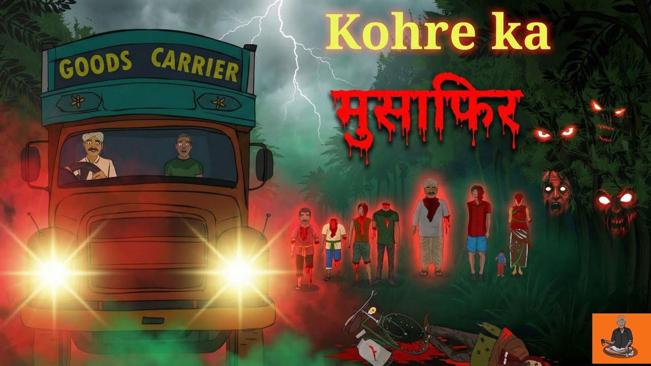 Kohre ka musaafir | bhutiya daravani story| हॉरर कहानियां हिंदी में  Animated Horror Story
