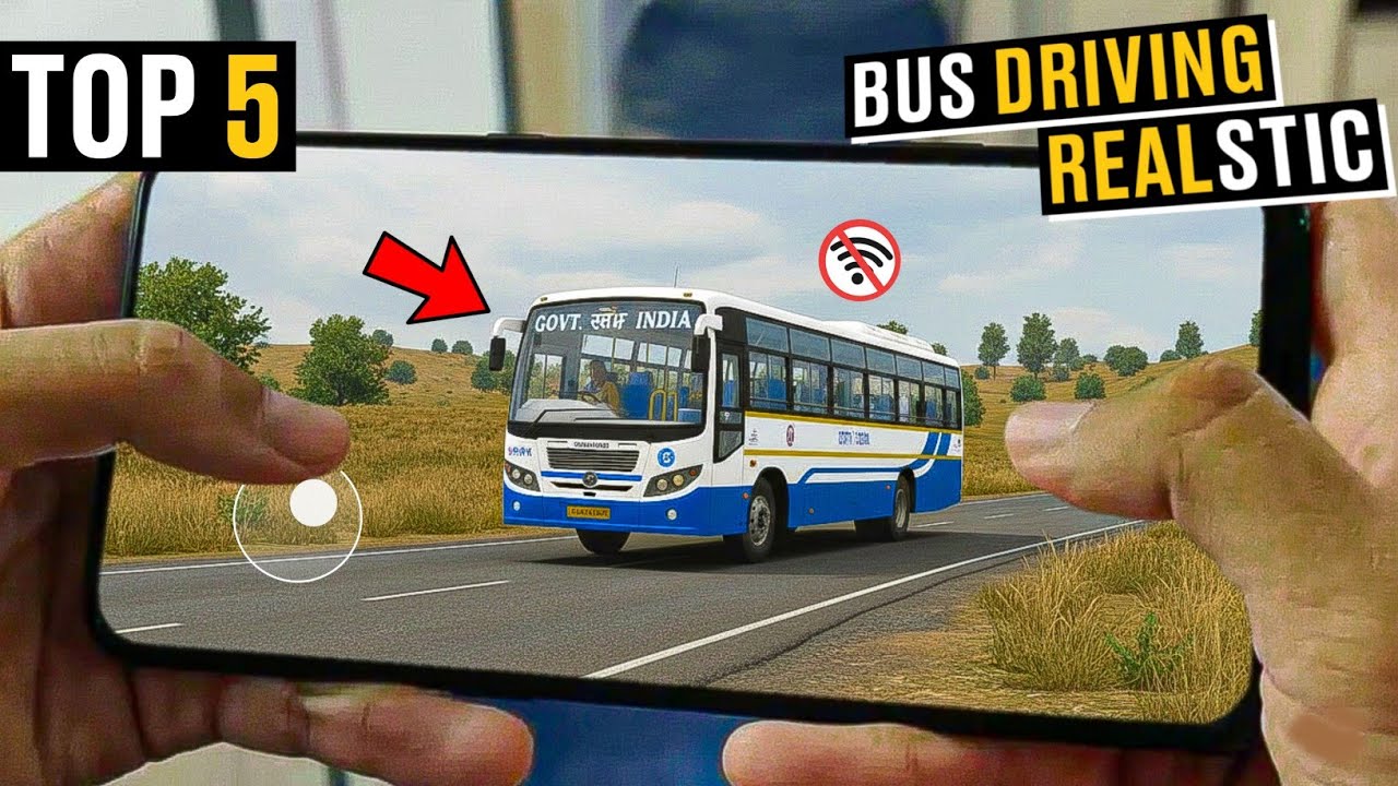Top 5 Bus Simulator Games For Android On Play Store | Best Bus Simulator Games For Android