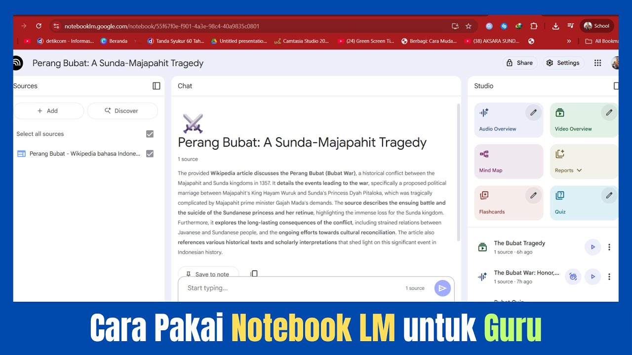CARA MENGGUNAKAN NOTEBOOK LM UNTUK GURU