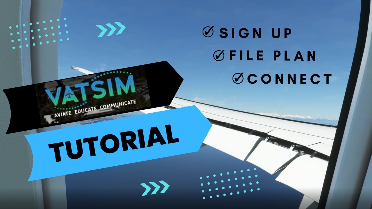 How To Join VATSIM, File Flight Plan and Connect