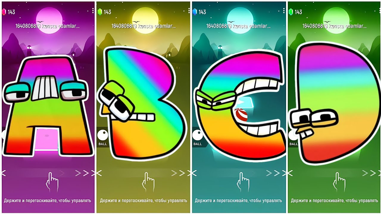Rainbow Alphabet Lore - A 🆚 Alphabet Lore Rainbow - B 🆚 C 🆚 D. 🎶 Who Is Best? 🎵 Tell We? 😍
