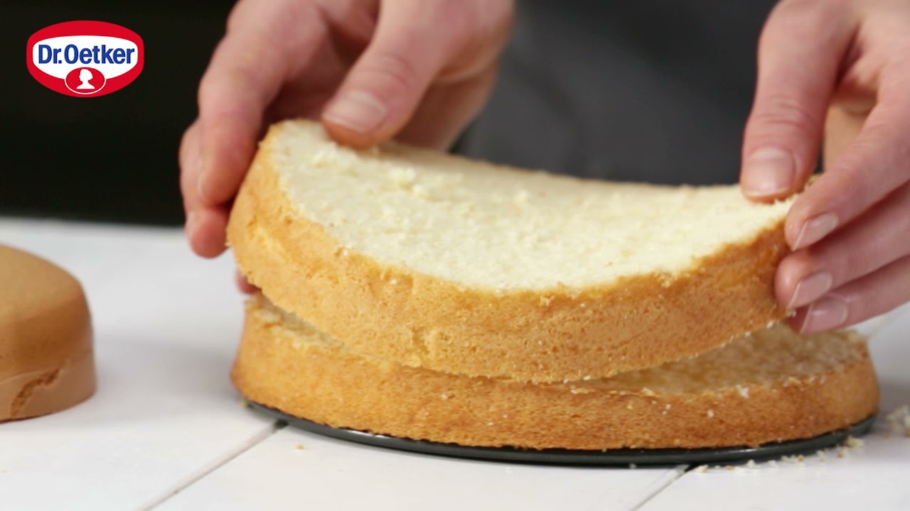 Dr. Oetker Naked cake met eetbare bloemen