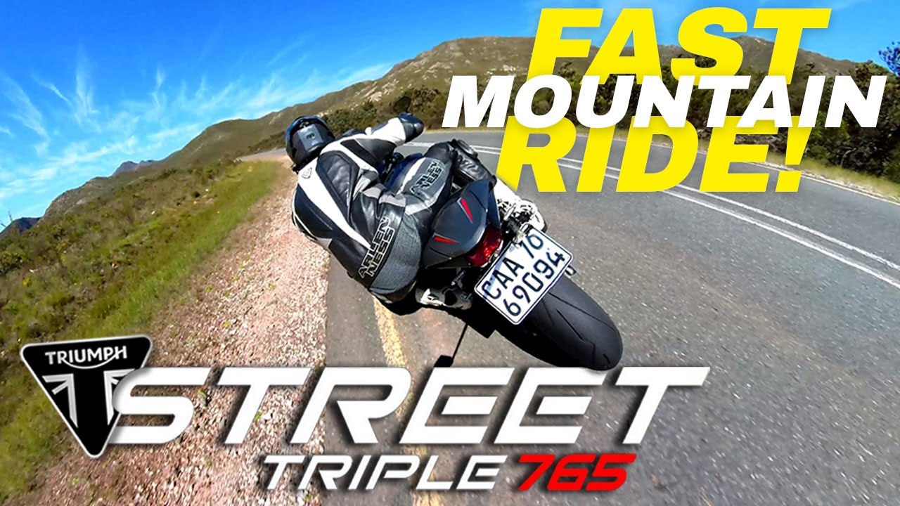 Fast Mountain Ride! Triumph Street Triple 765RS