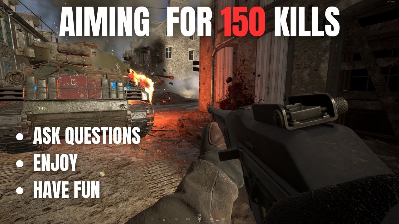 Hell Let Loose - aiming for 150 kills
