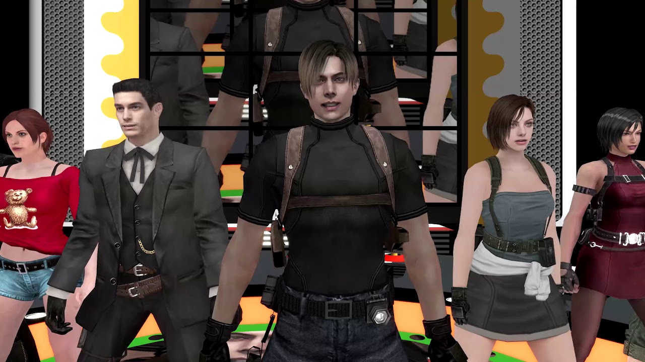 [MMD Resident Evil] PSY Gangnam Style - Leon Kennedy, Chris Redfield, Jill Valentine, Ada Wong, etc