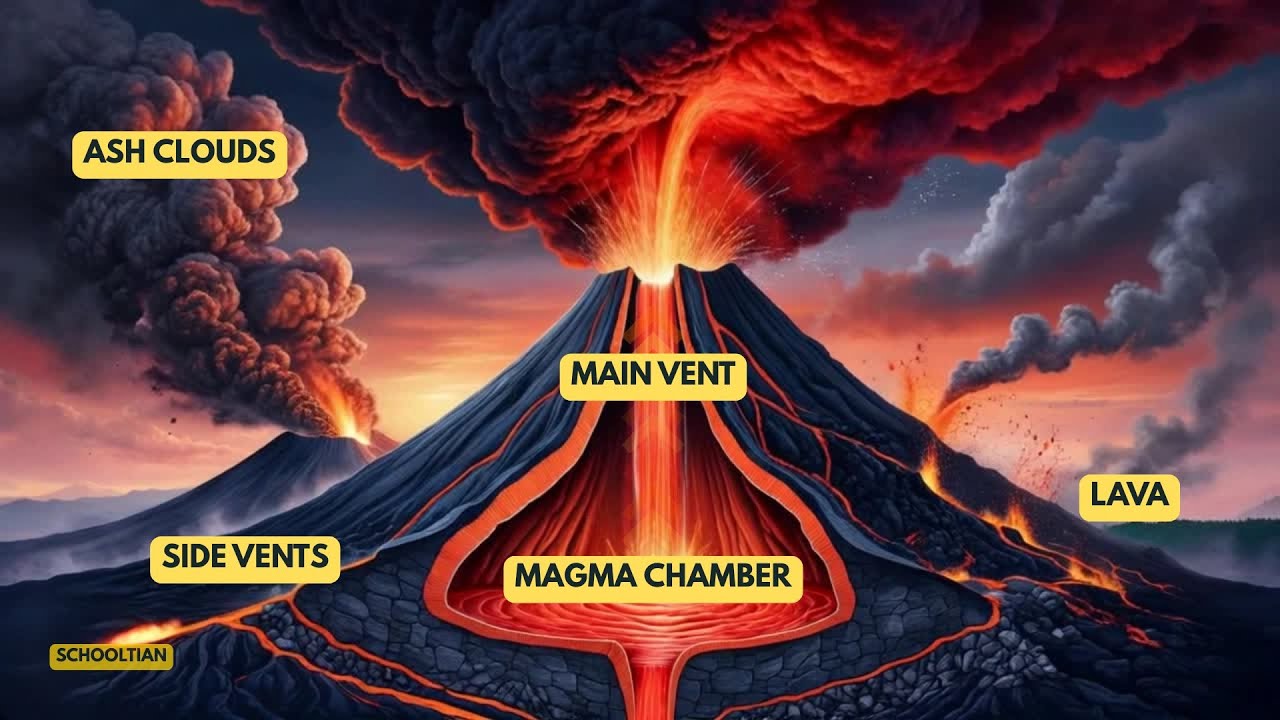 Structure of a Volcano