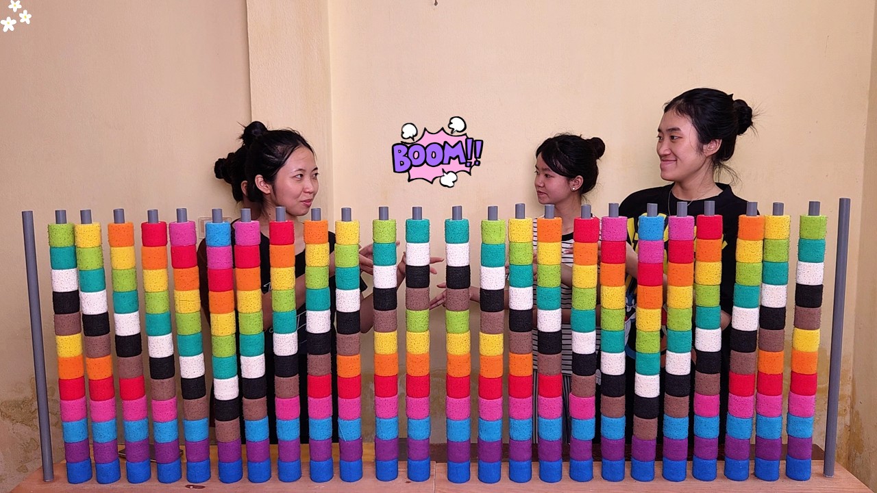 🌈 Relaxing but Competitive! 2 vs 2 Color Ball Sorting 🎧🏆