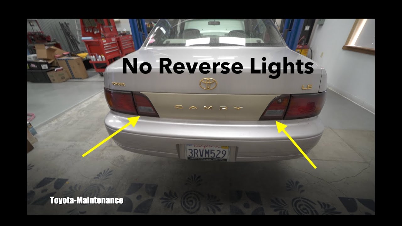Car Reverse Lights Not Working