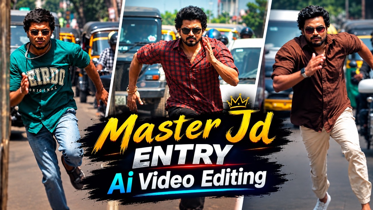 Trending Master JD Entry AI Video Editing Tutorial | Master Movie AI Video Editing Prompt | AI Video