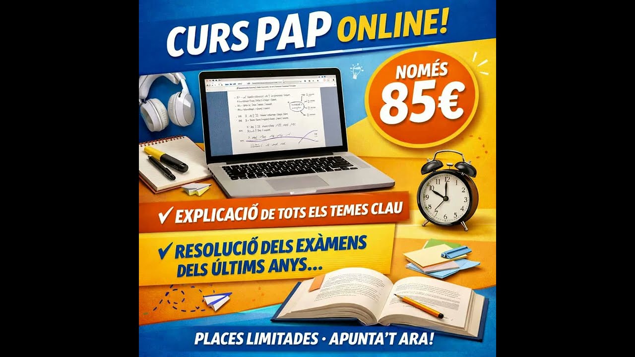 curs per a les proves PAP 2026  examen pap mates llengua clom ccirc