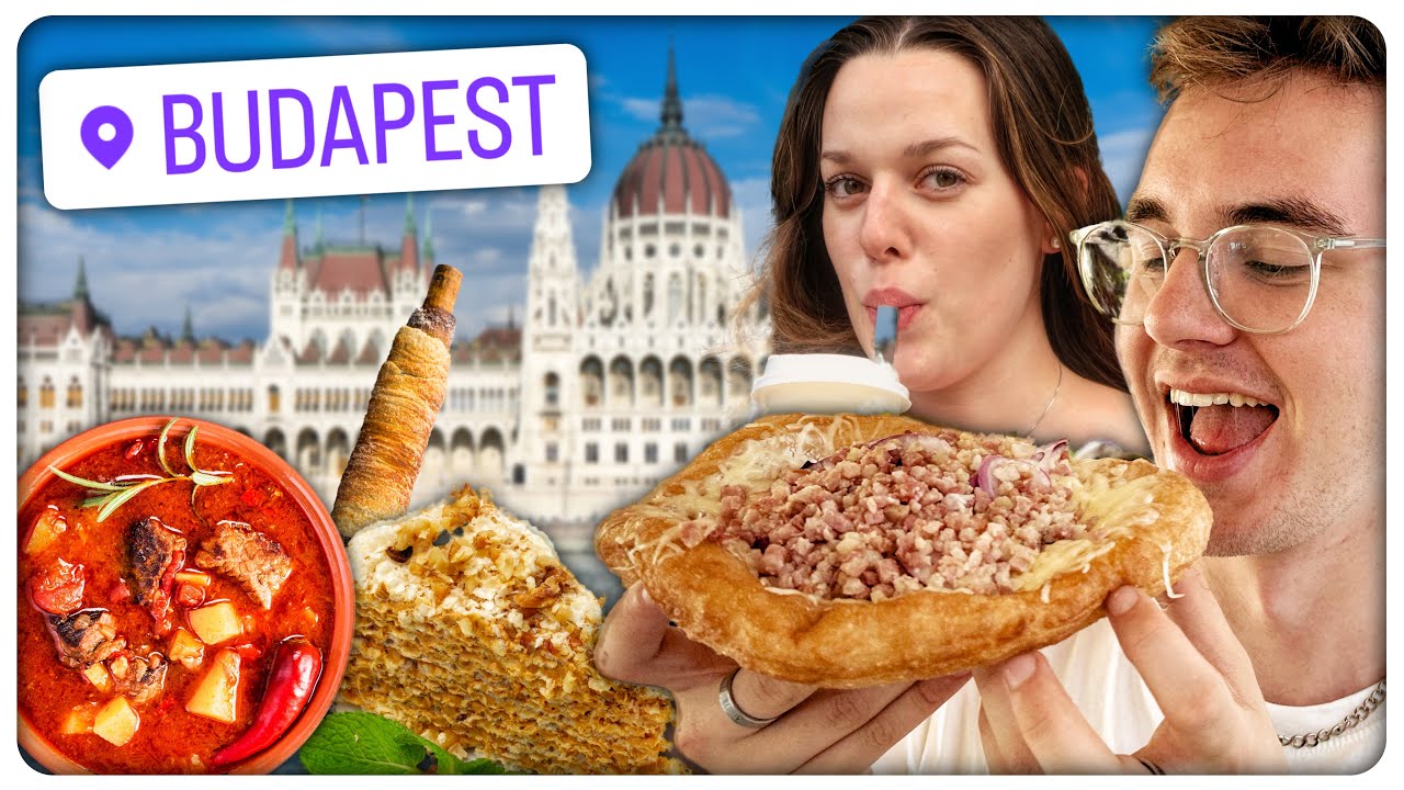 ALLES ESSEN in BUDAPEST 🇭🇺 So schmecken Langos, Gulasch und Co.