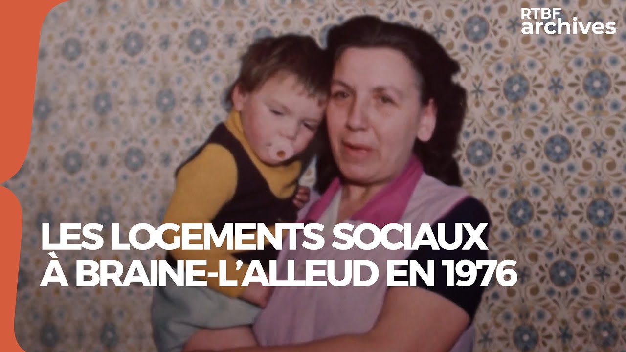 Les logements sociaux à Braine-l'Alleud en 1976 - RTBF archives