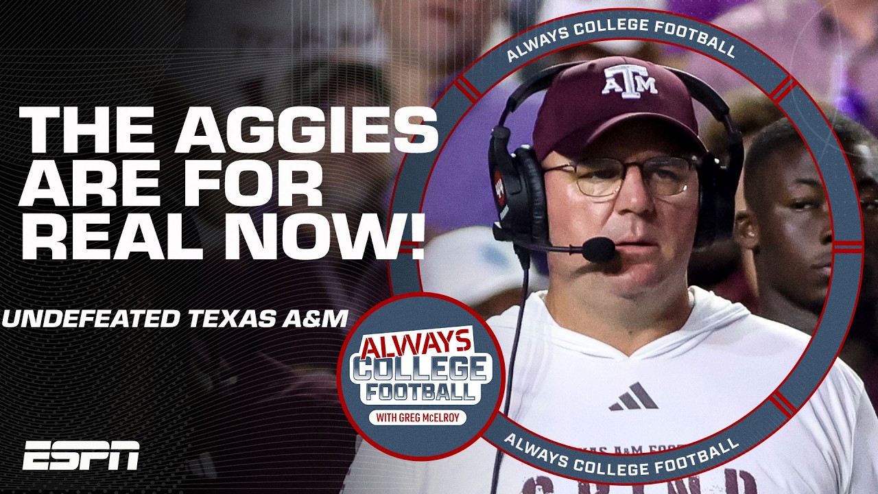 Команда Texas A&M уже здесь! 🔥 МакЭлрой разбирает непобедимую команду SEC | Always College Football