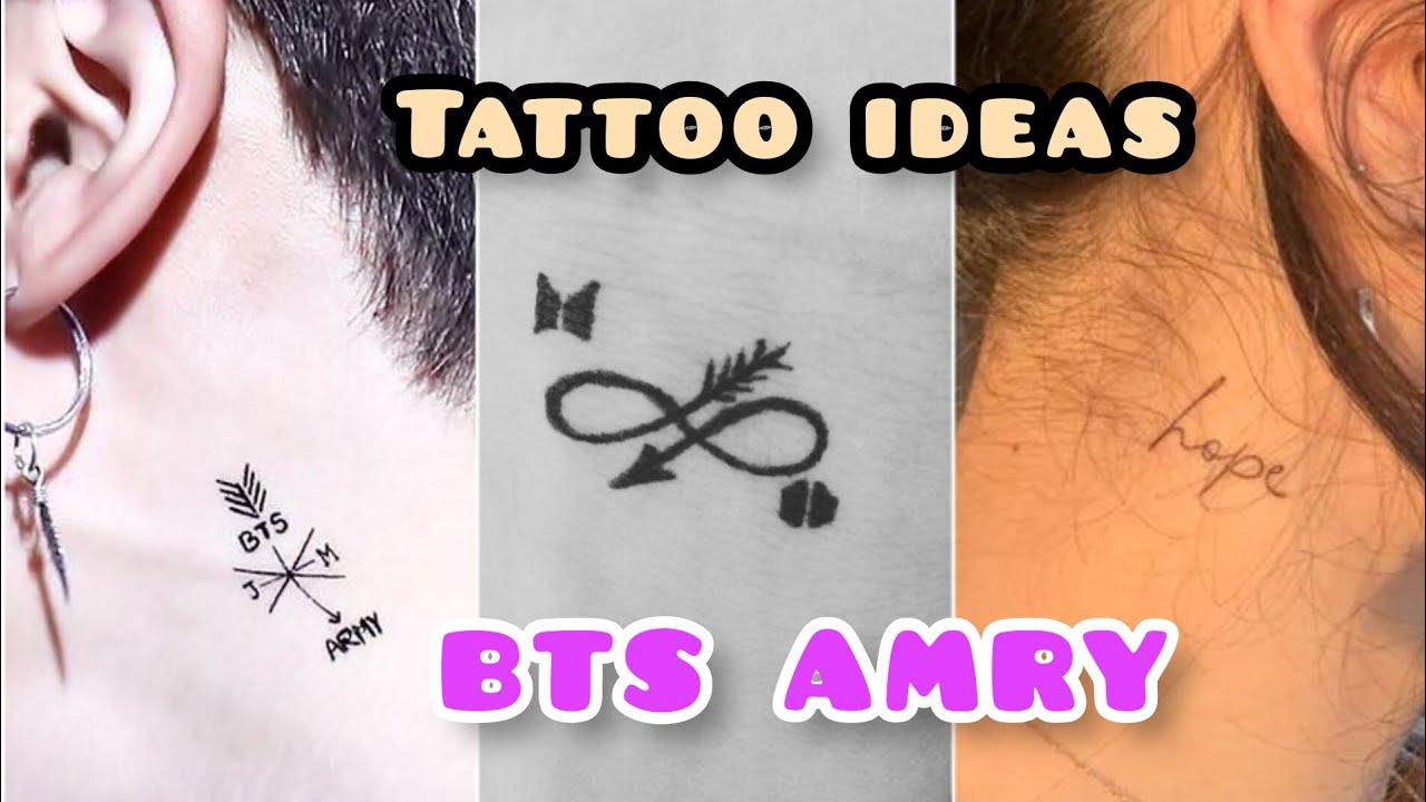 #tattoideas for bts army 💜 #tatoomakingonhand #tatoodesign #tattoos