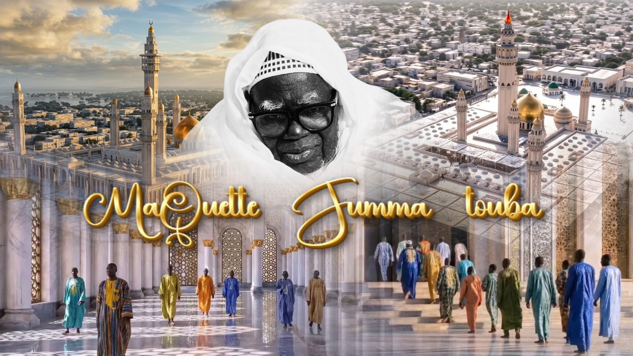  Nouveau Maquette 3D de la Grande Mosquée:Projet bi Touba fasyéené jemmal ci jumaay ju mak ji