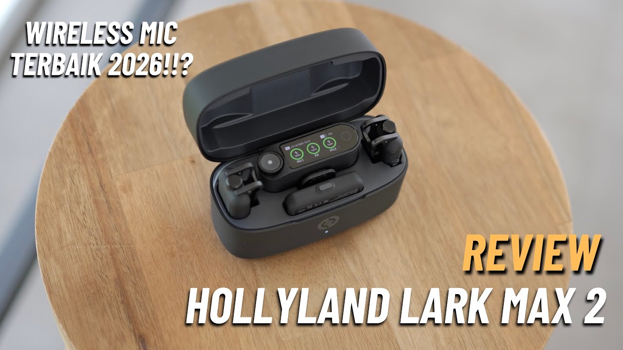 MAU JADI CONTENT CREATOR DI 2026?? PAKE MIC INI SUARA AUTO BENING!!! REVIEW HOLLYLAND LARK MAX 2
