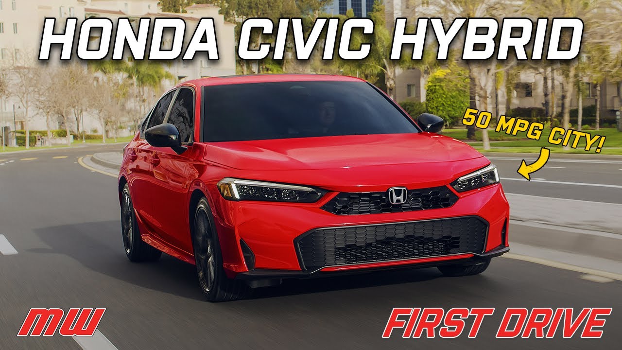 Honda Civic Hybrid 2025 года возвращается и становится лучше, чем прежде | MotorWeek First Drive